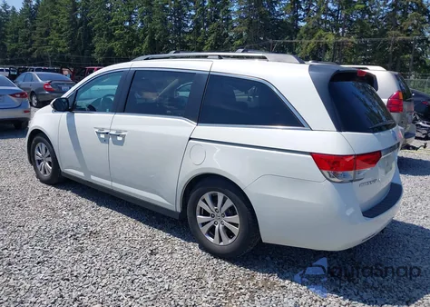 2014 Honda Odyssey Ex-L z USA, uszkodzony, nr VIN 5FNRL5H69EB088589